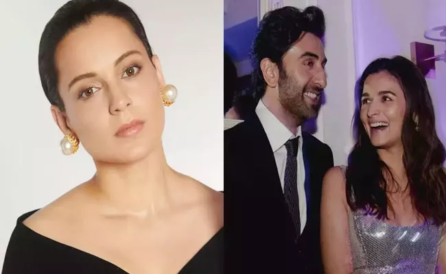 kangana Ranaut Fires On Award Selection For Alia Bhatt And Ranbir Kapoor - Sakshi