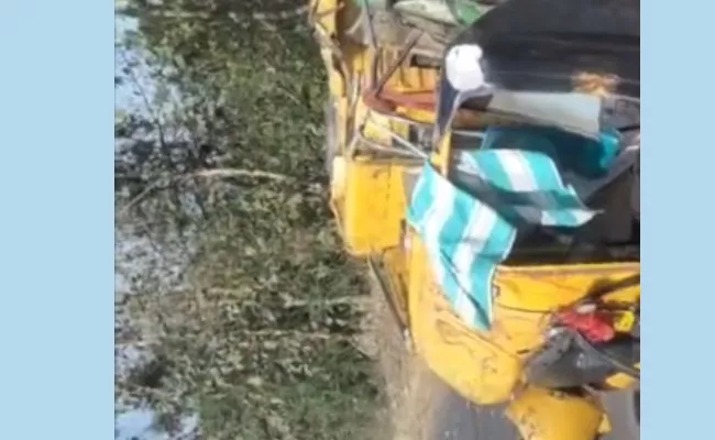 Six Members Dead In Road Accident At Parvathipuram Manyam District - Sakshi