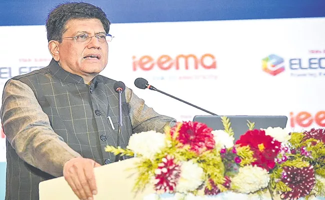 ELECRAMA 2023: Focus on taking products to world level says Piyush Goyal - Sakshi