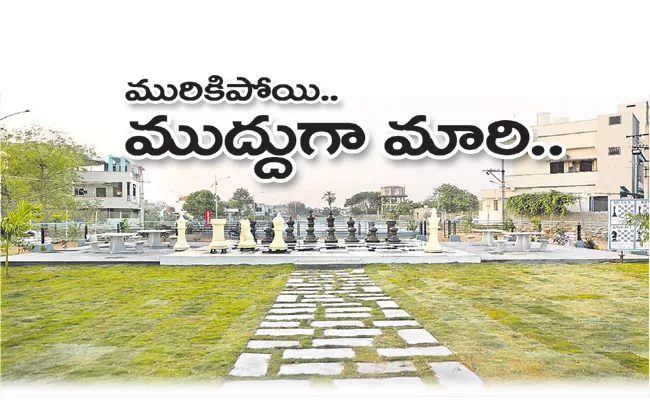 Khammam Corporation drainage System development in telangana - Sakshi