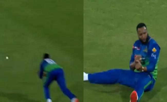 Pollard takes yet another stunner to dismiss Shoaib Malik during PSL 2023 - Sakshi