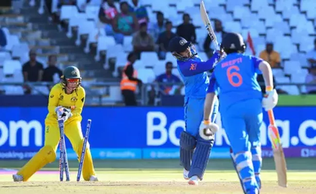 Heartbreak for India in semi final as Australia reach 7th successive final - Sakshi