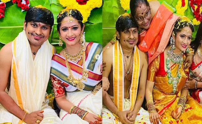 Jabardasth Rocking Rakesh Got Married To Jordar Sujatha - Sakshi