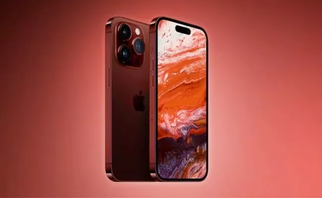 Apple May Launch Iphone 15 Pro In A Dark Red Color Special Edition - Sakshi