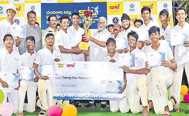 Andhra Pradesh Sakshi Premier League Cricket Tournament is over