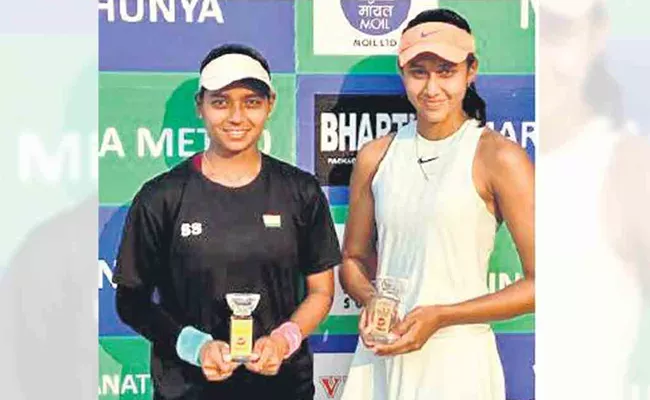 Rashmika Jodi as the runner-up in the ITF tournament - Sakshi