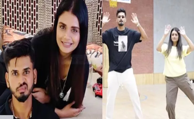 Shreyas Iyer Steps To Trending Song Tum Tum With Sister Viral - Sakshi