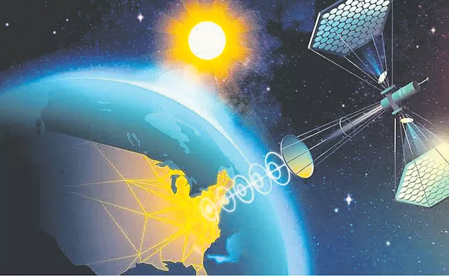 Collecting solar energy in space and transmitting it to Earth - Sakshi