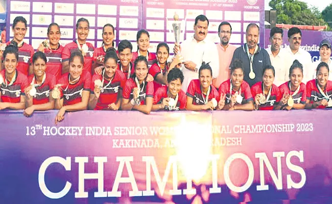 National Hockey Champion Madhya Pradesh - Sakshi