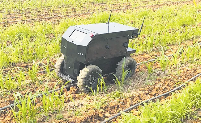 Aid in cultivation of crops in dry soils with Robot technology - Sakshi