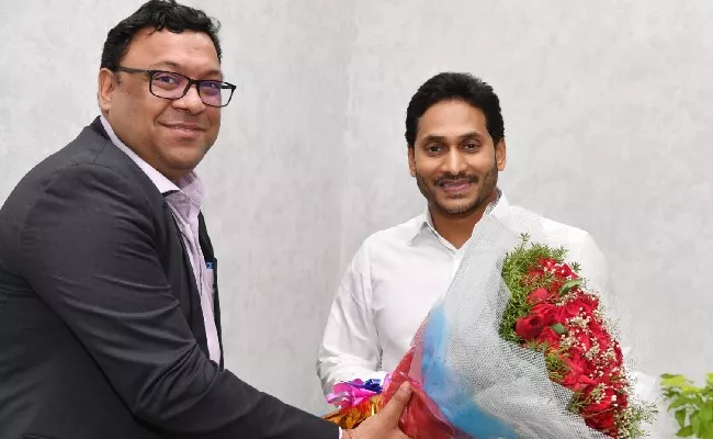 Triveni Glass Limited MD Varun Gupta Meets AP CM YS Jagan - Sakshi