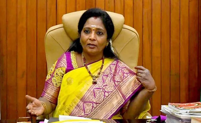 Governor Tamilisai Serious On Kaloji Health University Preethi Health - Sakshi