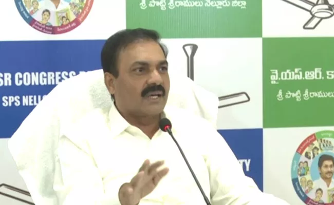 Kakani Govardhan Reddy Strong Counter To Kotamreddy Sridhar Reddy - Sakshi