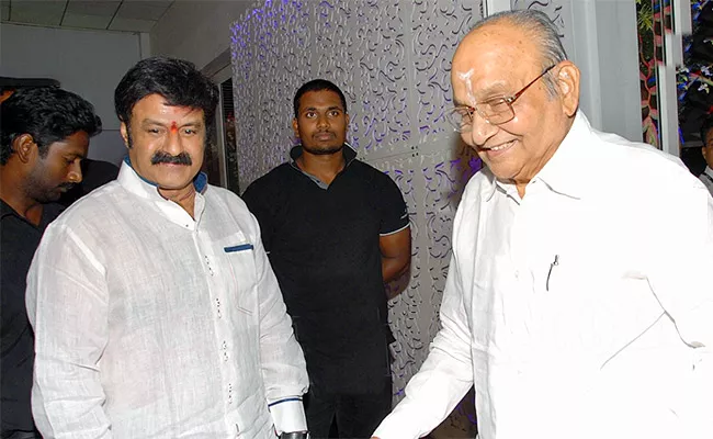 Nandamuri Balakrisha Offer Condolence Over K Vishwananth Death - Sakshi