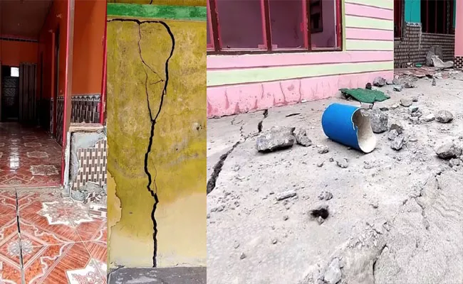 Joshimath Like Situation In Jammu And Kashmir Village Cracks In Houses - Sakshi