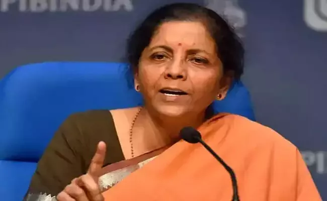 Fm Nirmala Sitharaman Response on Adani Issue: Indian Banking System at Comfortable Level - Sakshi