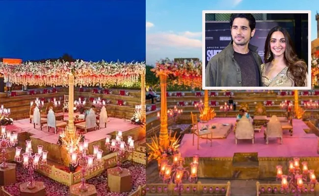 Sidharth and Kiara royal wedding 3 day cost up to 10 crores - Sakshi