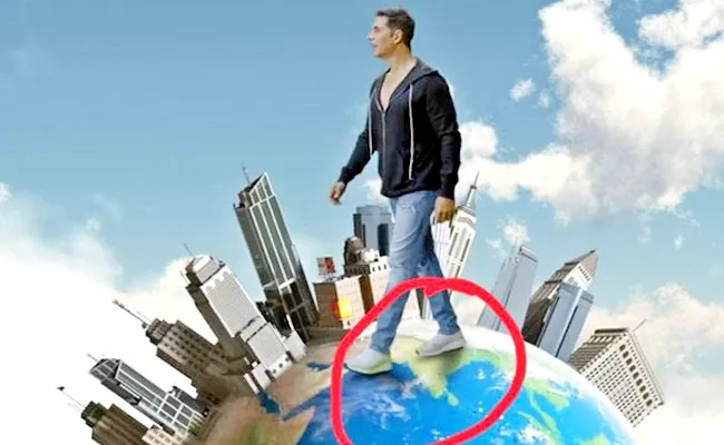 Netizens Trolls On Bollywood Star Hero Akshay Kumar About India Map - Sakshi