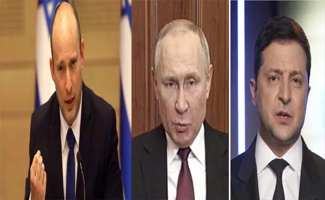 Israeli PM Naftali Bennett Said Putin Promised Not To Kill Zelenskyy - Sakshi