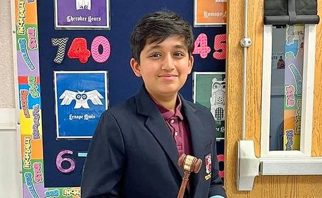 Garden State Debate League Tournament Telangana origin Student Wins Top Speaker Award - Sakshi