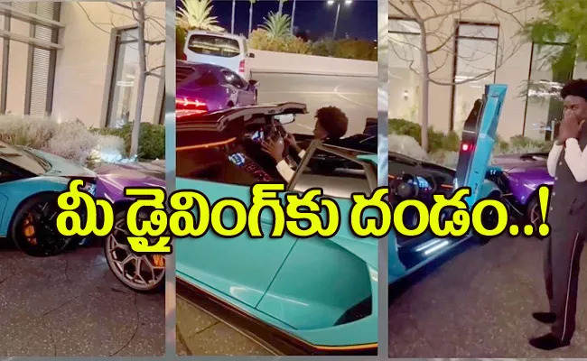 Valet Crashes Aussie Billionaire Two Lamborghinis Worth Rs 12 Crores - Sakshi