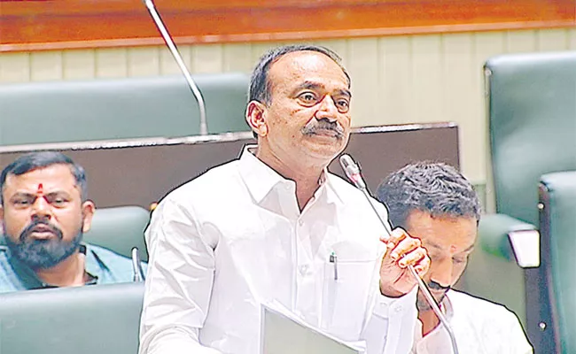 Budget Sessions: Etela Rajender Ask Allocate Room In Assembly For BJP  - Sakshi