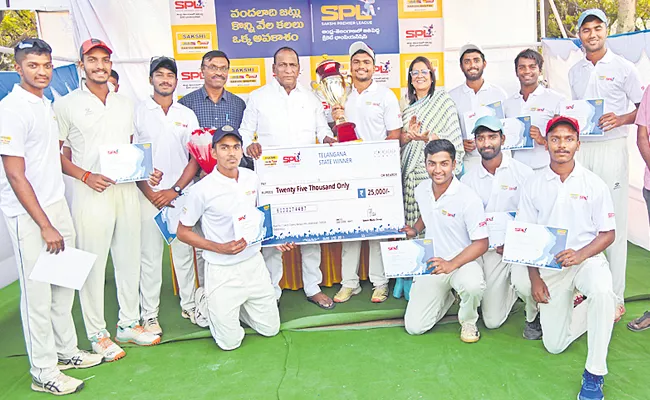 Telangana Sakshi Premier League Cricket Tournament is over