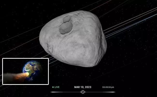 NASA Says Asteroid 2023 DW Headed Towards Earth May Arrive 2046 - Sakshi