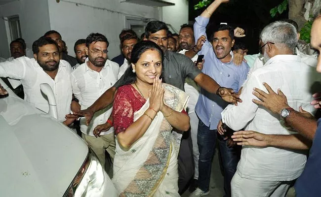 Delhi Liquor Scam: Trs Mlc K Kavitha Investigation By Ed New Delhi - Sakshi