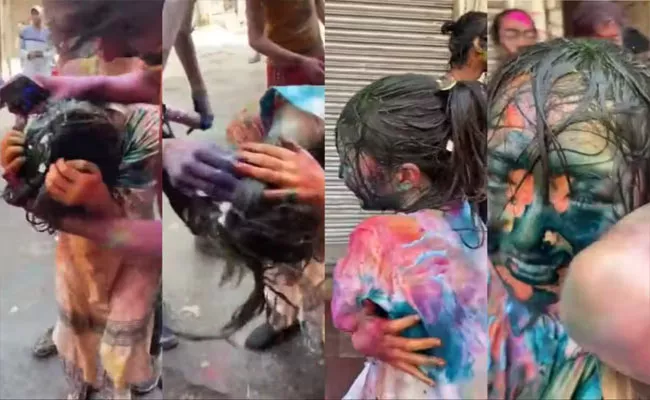 Japanese Woman Harassed On Holi In Delhi Has Left India 3 Held - Sakshi