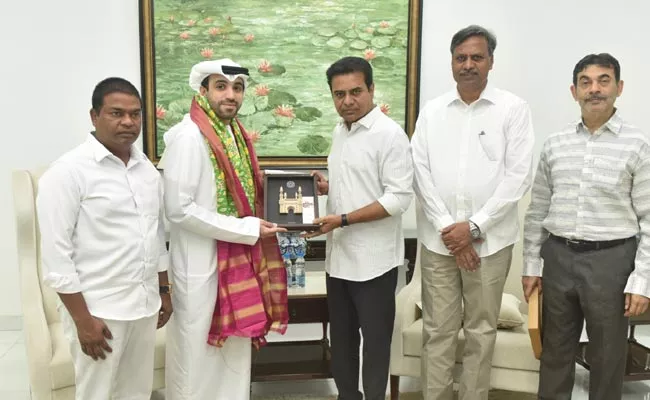 KTR Request To UAE Envoy For expatriate Indians Release - Sakshi