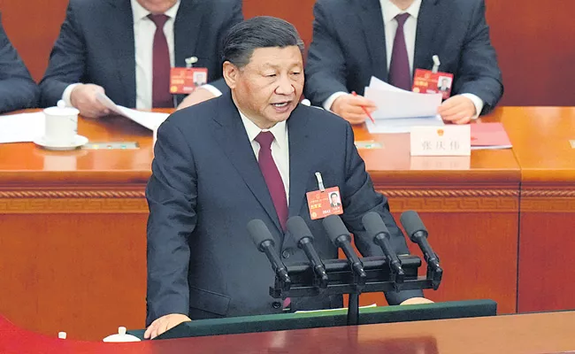 China must build military Great Wall of Steel says Xi Jinping - Sakshi