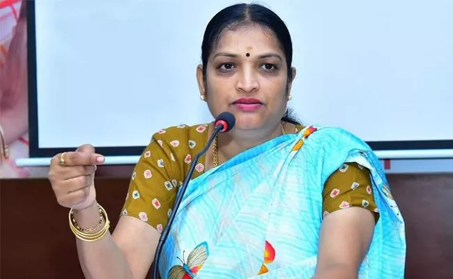 Minister Usha Shri Fire On TDP Party  - Sakshi