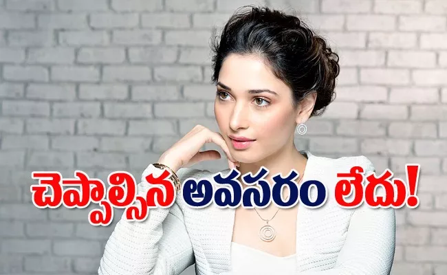 Tamanna Open About Her dating Rumours With Vijay Varma - Sakshi