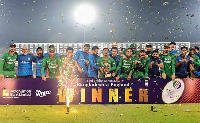 Bangladesh-Won By-16 Runs-3rd T20-Match-Clean Sweep ENG 3-0  - Sakshi