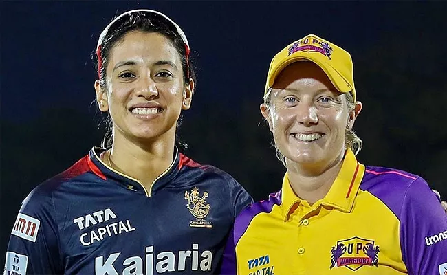 WPL 2023: RCB-Women Won Toss Chose To Bowl Vs UP Warriorz - Sakshi