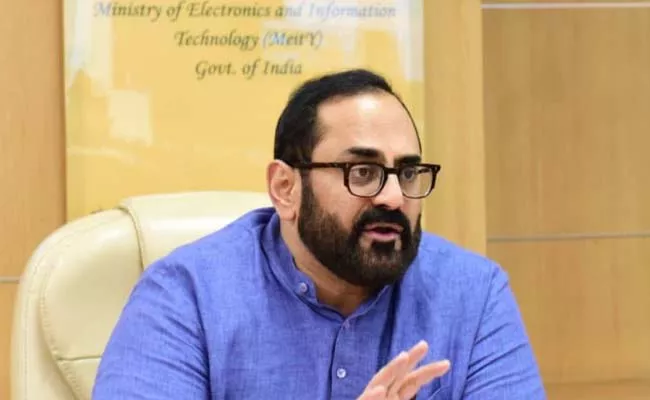 SVB crisis Startups no Risks says MoS IT Rajeev Chandrasekhar  - Sakshi