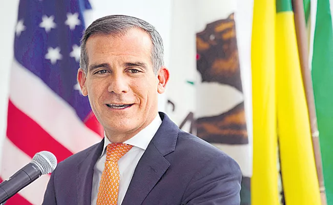 Joe Biden nomination of Eric Garcetti for ambassador to India - Sakshi