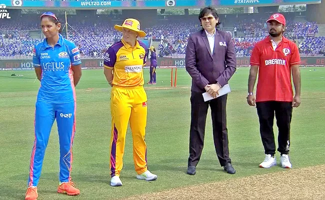 WPL 2023: UP Warriorz Won Toss Chose To Bowl Vs Mumbai Indians Women - Sakshi