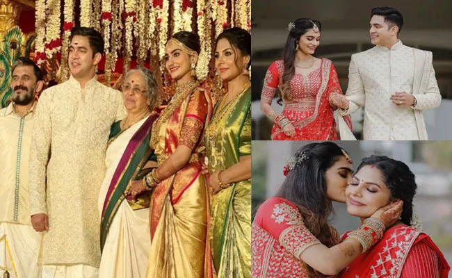 Malayalam Actress Asha Sharath Daughter Marries Boyfriend - Sakshi