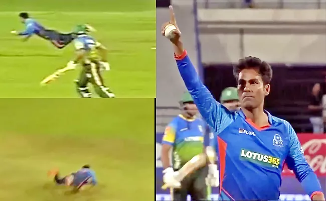 LLC 2023:Mohammad Kaif Takes Stunning Catches Looks-Like-Vintage Player - Sakshi