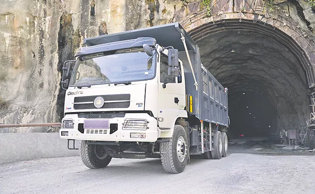 India's first heavy duty electric Tipper receives homologation Certificate - Sakshi