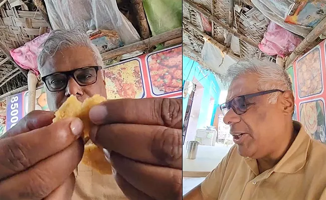 Ashish Vidyarthi Enjoys Street Food In Tirupati And Shares Video - Sakshi