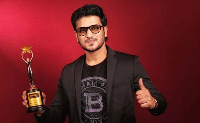 Nikhil Siddharth Receive Iconic Gold Awards For Karthikeya 2 Hit - Sakshi