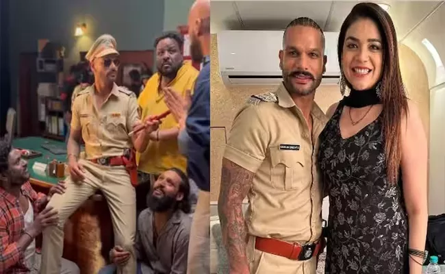 Shikhar Dhawan To Appear As Policeman on Zee TVs Show - Sakshi