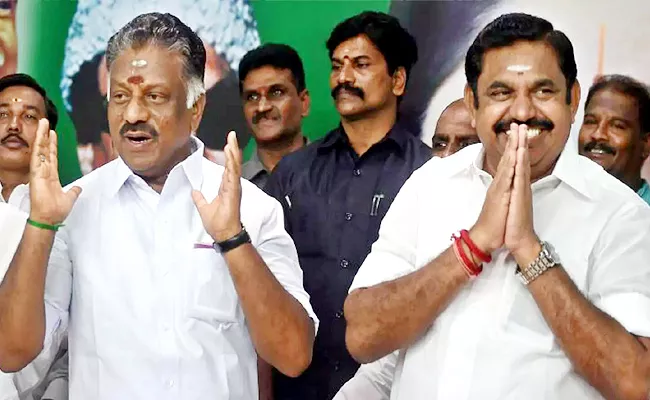 Tamil Nadu Politics Panneerselvam Vs Palani Swamy  - Sakshi