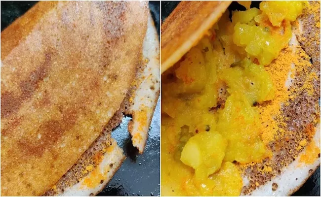 Viral: Customer Order Masala Dosa But Receives Masala Separately - Sakshi