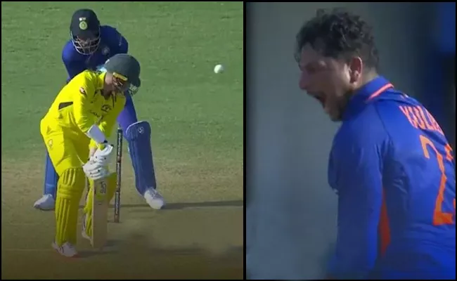 IND VS AUS 3rd ODI: Kuldeep Pulls A Shane Warne Out Of His Floppy Hat - Sakshi