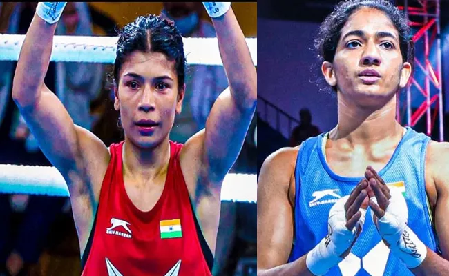 World Boxing Championship: Nikhat Nitu Manisha Jaismine Enters Quarters - Sakshi