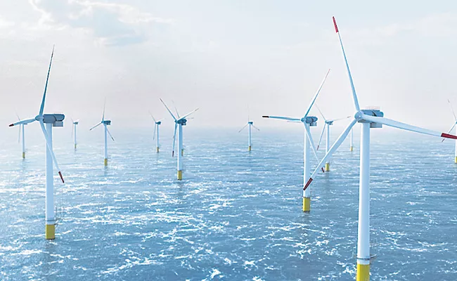 Offshore wind power plants are expanding in the country and abroad - Sakshi